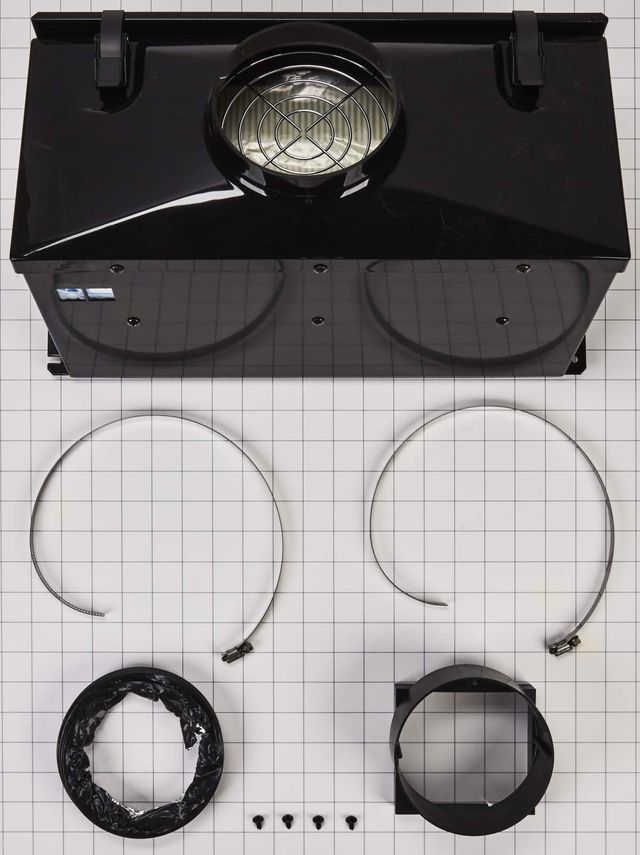Whirlpool® Black Range Ductless Downdraft Vent Kit-2