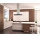 Best® Ispira 36" Stainless Steel Black Glass Island Range Hood-1
