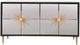 Bassett Mirror Rivoli Black/Smoke Mirror Server-1