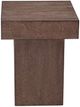 Basset Mirror Padula Dark Brown Small End Table-1