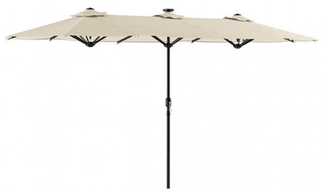 35 patio deck umbrellas PURPLE LEAF Cantilever Umbrella 10' X 13' Extra Large, Grey Patio Umbrella – Homhum no assembly required Fitbikeco Color:Tan with Light