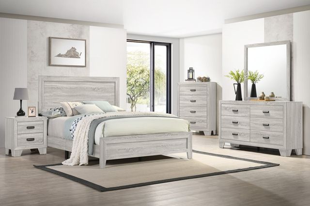 Crown Mark Millie White Dresser-1