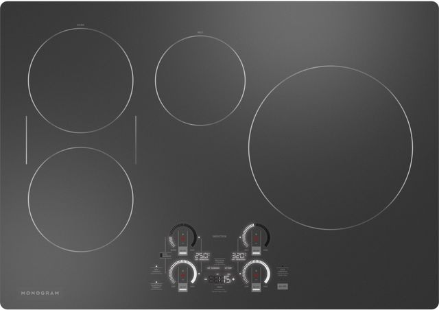 Monogram® 30" Black Graphite Induction Cooktop-1