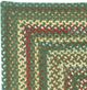 Capel Rugs Bear Creek Hunter Green 24" x 36" Concentric Rectangle Throw Rug-1