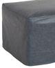 Four Seasons Customizable Leather Small Square Slipcovered Ottoman-1