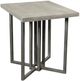 Riverside Furniture Adelyn Crema Gray Rectangular Side Table with Gray Base-0