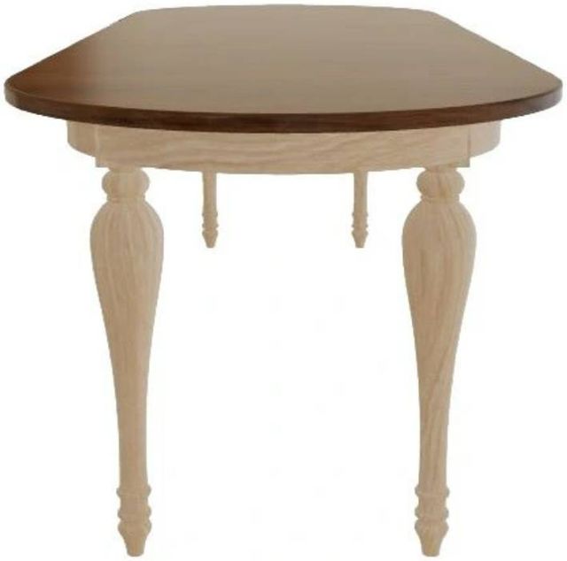 Mavin Customizable 84" Oval Extendable Dining Table with 18" Leaf-2