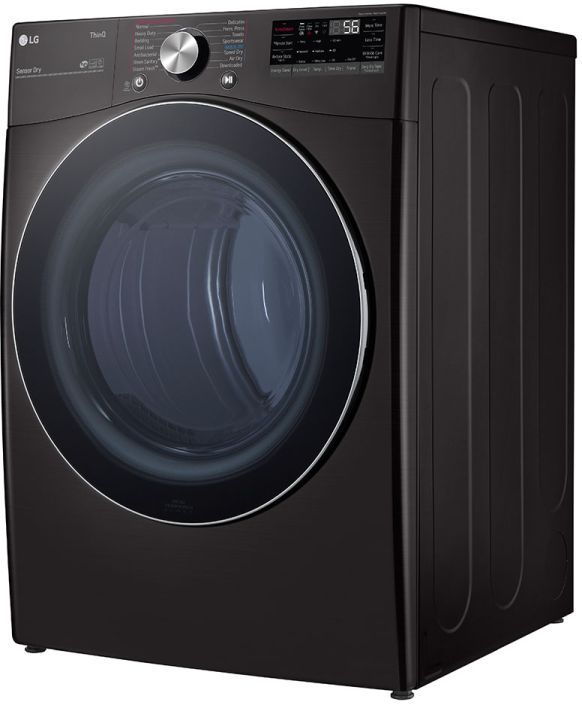 LG 7.4 Cu. Ft. Black Steel Front Load Electric Dryer-2