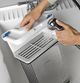 GE® White Front Load Washer & Electric Dryer Laundry Pair-5