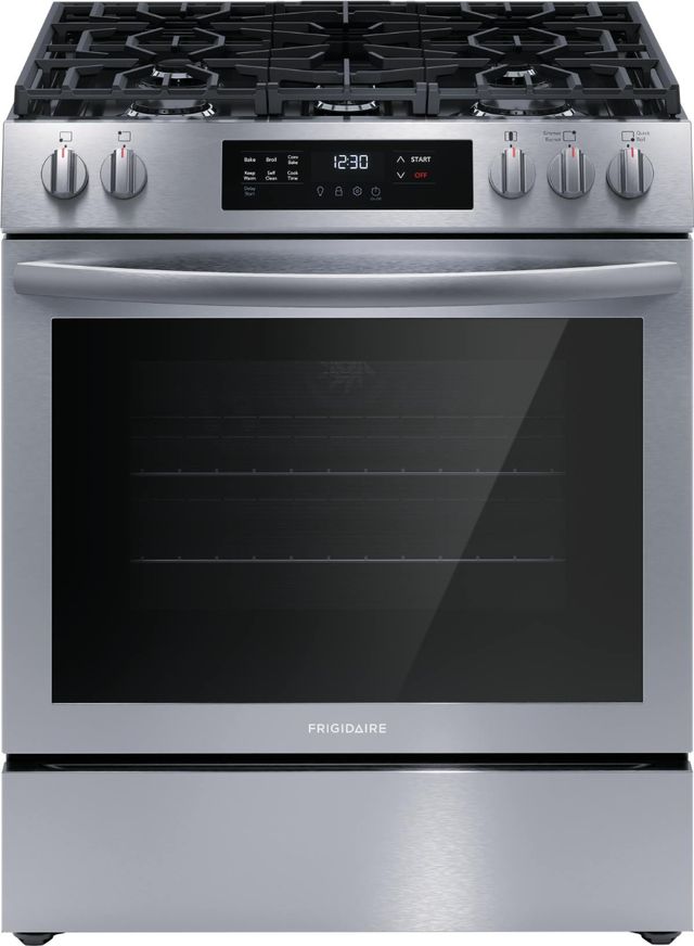 SCRATCH & DENT - Frigidaire® 30" Stainless Steel Slide In Gas Range-0
