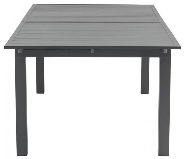 Meridian Furniture Maldives Grey Aluminum 30" Outdoor Patio Dining Table-3