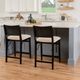 Powell® Beaux Black Folding Counter Stool-1