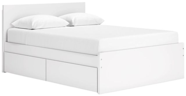 Signature Design by Ashley® Onita White Queen Panel Storage Bed-0
