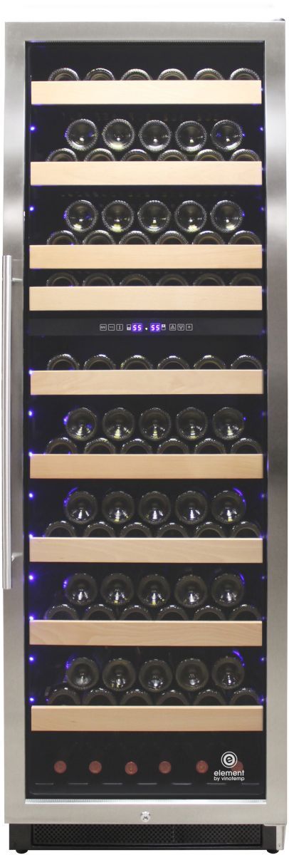 Vinotemp Connoisseur Series 24" Stainless Steel Wine Cooler-1