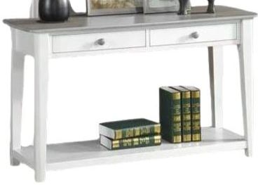 Urban Styles Furniture Newark Almond/Smoke Gray Sofa Table-0