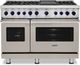 Viking® 7 Series 48" Pacific Grey Pro Style Dual Fuel Liquid Propane Range with 12" Griddle-0
