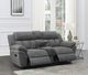Coaster® Bahrain Charcoal Reclining Motion Loveseat-1