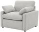 Coaster® Collins Gray Upholstered Power Recliner Chair-3