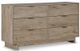 Signature Design by Ashley® Oliah 4-Piece Natural Queen Platform Bed Set-2
