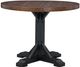 Signature Design by Ashley® Valebeck Rustic Brown Counter Dining Table with Rustic Black Base-1