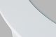 Jofran Inc. Urban Icon Glass Top Round Dining Table with White Base-4