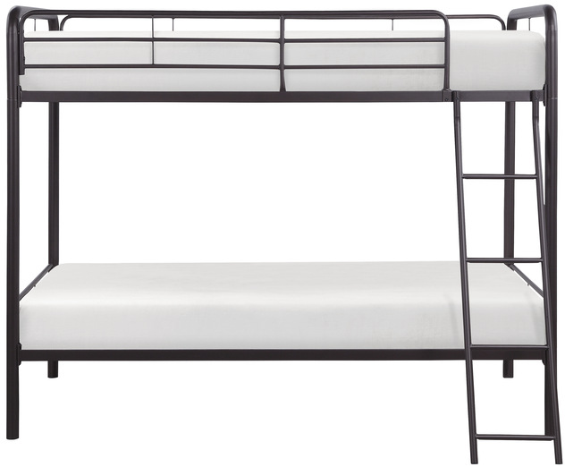 Homelegance® Lunar Brown Twin/Twin Bunk Bed Homelife Furniture