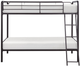Homelegance® Lunar Dark Bronze Twin/Twin Bunk Bed-0