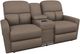 La-Z-Boy® Hawthorn Mocha Power Reclining Loveseat with Console and Headrest-0