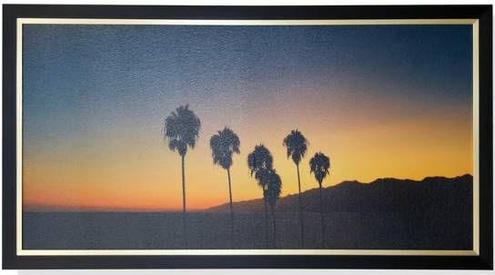 Stylecraft Black/Blue/Yellow Wall Art-0