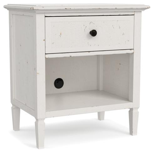Bassett® Shoreline One Drawer Bedside Table-3