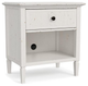 Bassett® Shoreline One Drawer Bedside Table-3