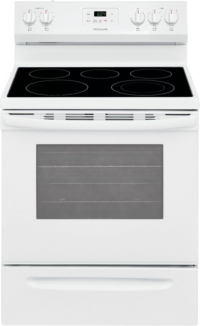 Frigidaire® 30" White Free Standing Electric Range-0