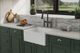 Elkay Fireclay White 24-7/16" x 19-11/16" x 9-1/8" Single Bowl Farmhouse Sink-3