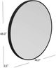 Bassett Mirror Levigne Black Wall Mirror-3