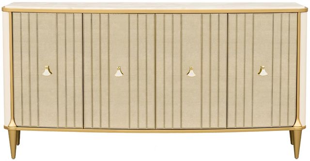 Michael Amini® Scotts Square Light Champagne Sideboard-1