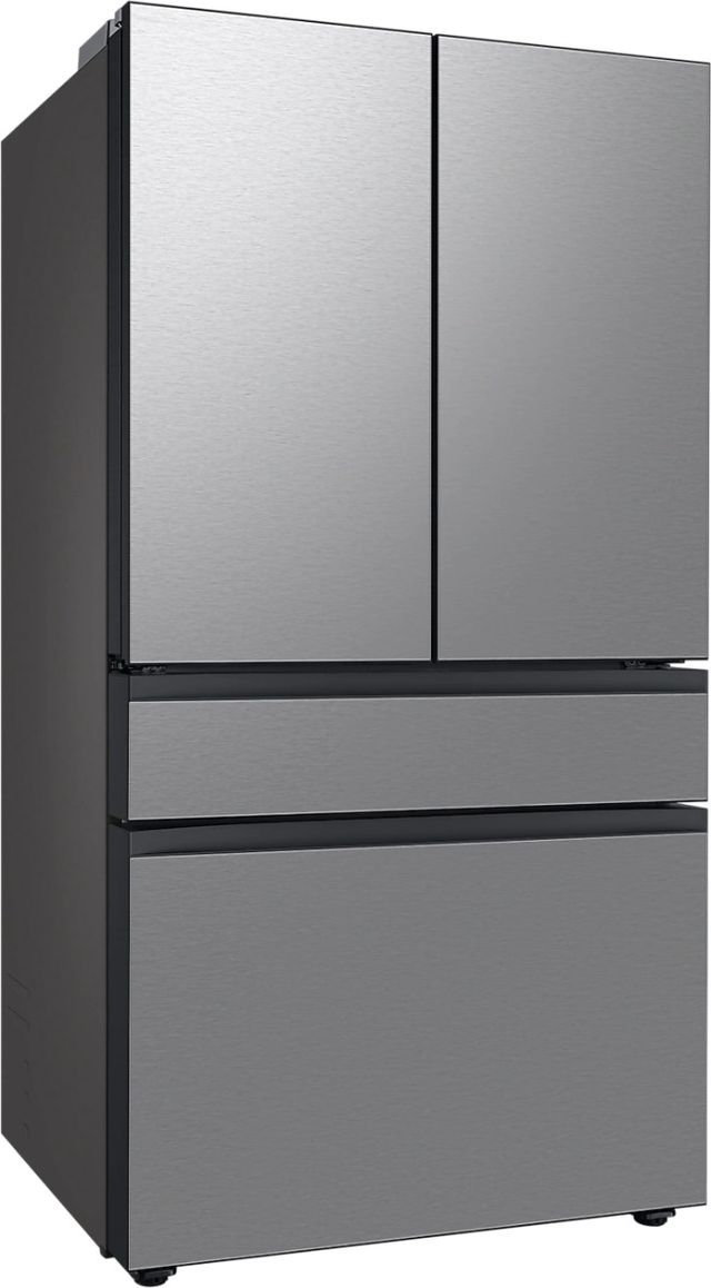 Samsung Bespoke 28.8 Cu. Ft. Pre-Built Stainless Steel Panel French Door Refrigerator -1