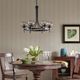 Olliix by Harbor House Tessa Black Chandelier-2