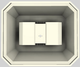 Vent-A-Hood® Designer Series 36" Biscuit Island Range Hood-2