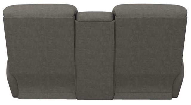 La-Z-Boy® Morrison Charcoal Power Reclining Loveseat with Console, Headrest, and Lumbar-3
