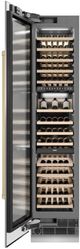 ZLINE Autograph Edition 18" 9.0 Cu. Ft. Triple Zone 68 Bottle Left Hinge Column Wine Cooler in Stainless Steel with Champagne Bronze Accents-4