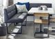 Moe's Home Collection Hanlon Dark Grey Corner Bench-4