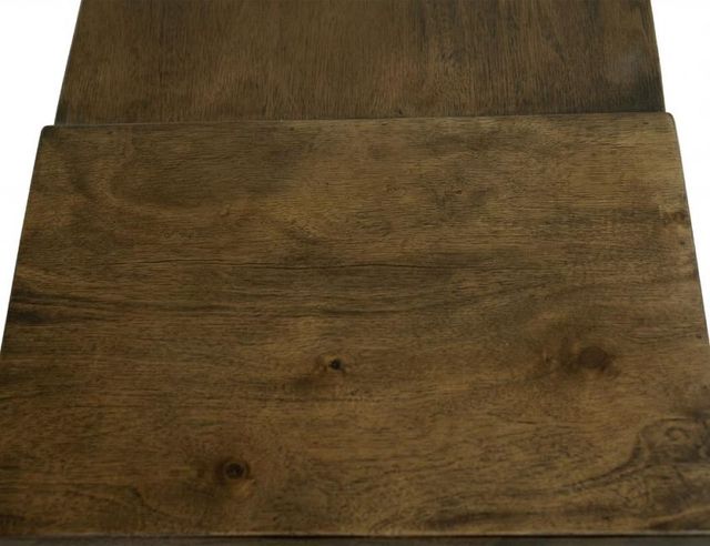 International Furniture Direct Zaphiro Brown Console-3