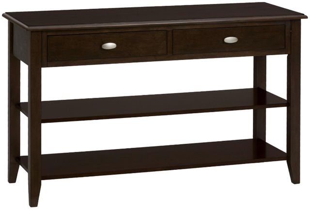 Jofran Inc. Merlot Brown Console Table-0
