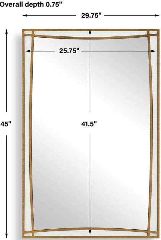 Uttermost® Florence Antique Gold Mirror-2