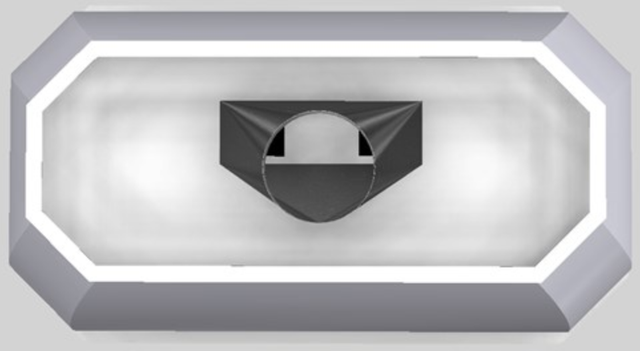 Vent-A-Hood® Designer Series 54" White Island Range Hood-2