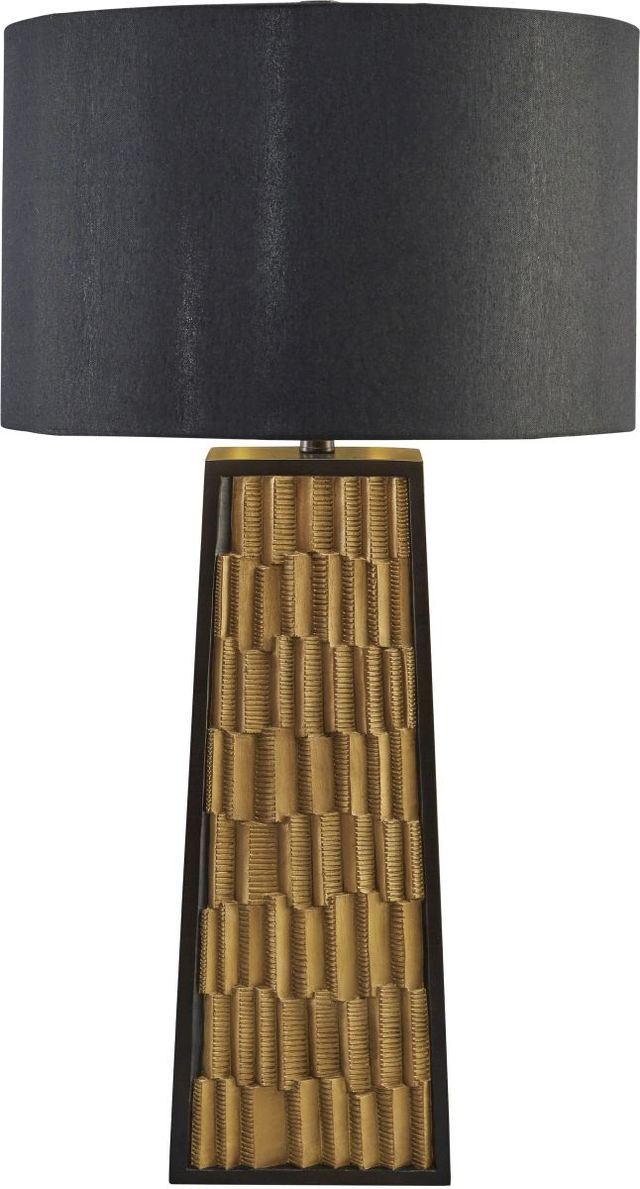 Signature Design by Ashley® Dairson Black/Gold Poly Table Lamp-0