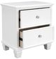 Signature Design by Ashley® Fortman White Nightstand-1