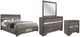 Global Furniture USA Seville 4-Piece Gray Queen Panel Bedroom Set-0