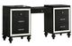 New Classic® Home Furnishings Valentino 2-Piece Black Vanity Set-2