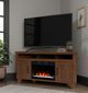 Legends Home Real Cozy Sonoma Whiskey 64"Corner Fireplace Console-1